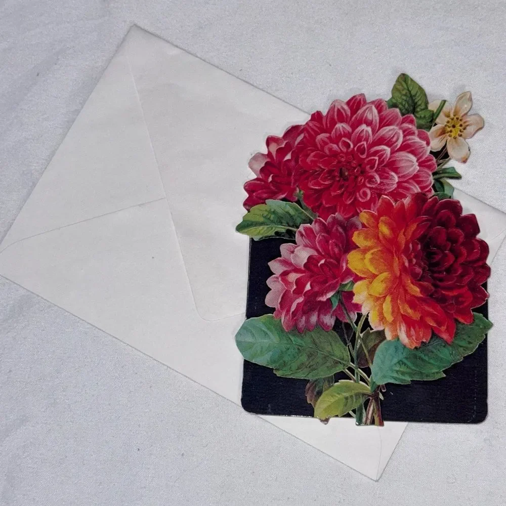 4 Assorted Greeting Card Bundle - Floral, Birthday, Holiday & Animal Designs